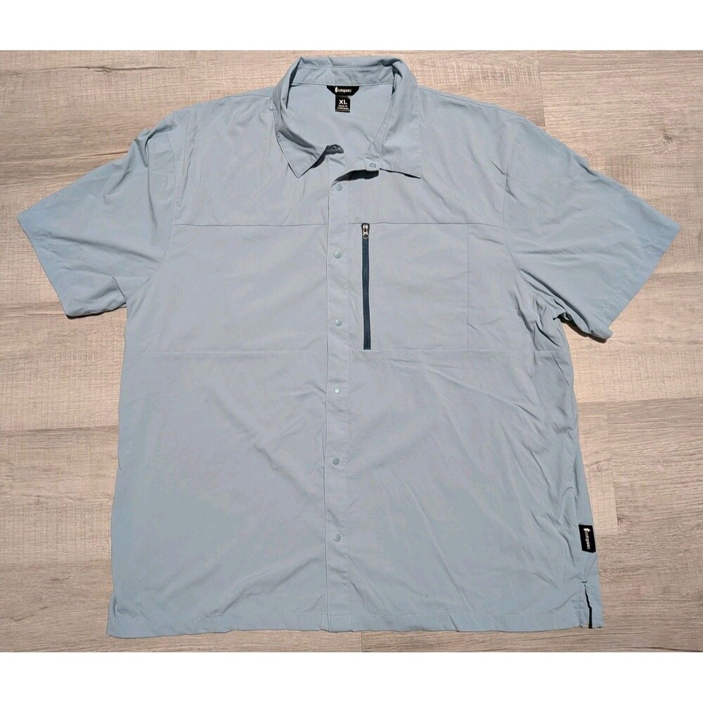 Cotopaxi Men's Sz XL Sumaco Short-Sleeve Vented Tech Shirt Outdoors Hiking Blue